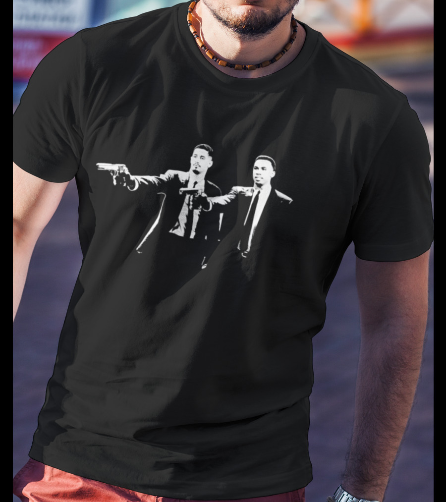 William Saliba Gabriel Magalhães Pulp Fiction Movie Vintage Style T-Shirt