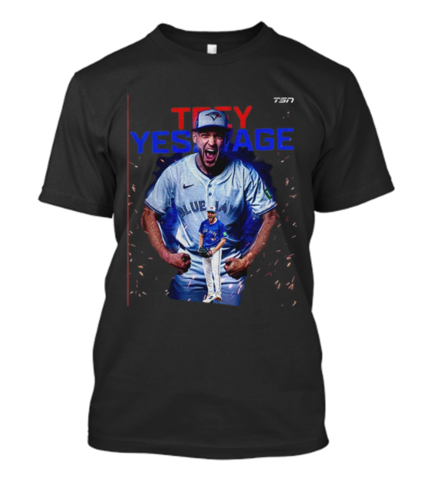 Trey Yesavage Blue Jays World Series Rookie Record 12 Strikeouts T-Shirt