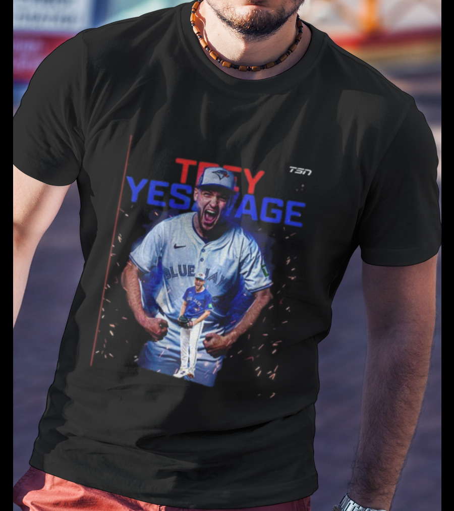 Trey Yesavage Blue Jays World Series Rookie Record 12 Strikeouts T-Shirt