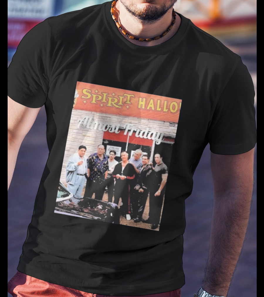 Almost Friday Sopranos Spirit Halloween Italian Eatery T-Shirt