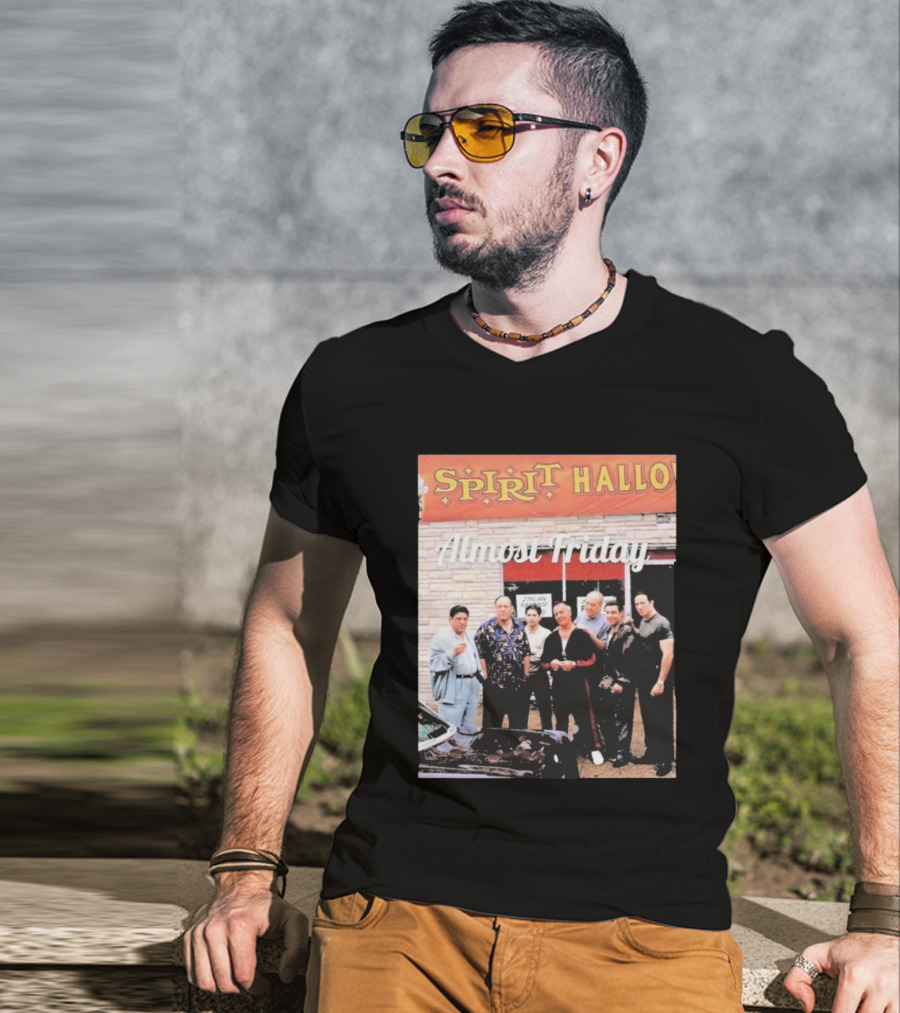 Almost Friday Sopranos Spirit Halloween Italian Eatery T-Shirt