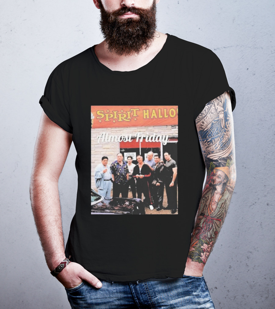 Almost Friday Sopranos Spirit Halloween Italian Eatery T-Shirt