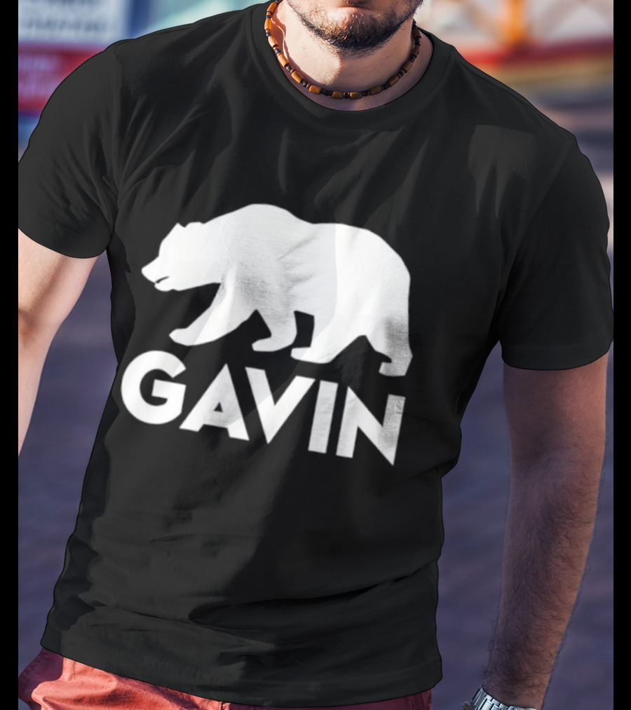 Gavin Newsom Bear California Symbol T-Shirt
