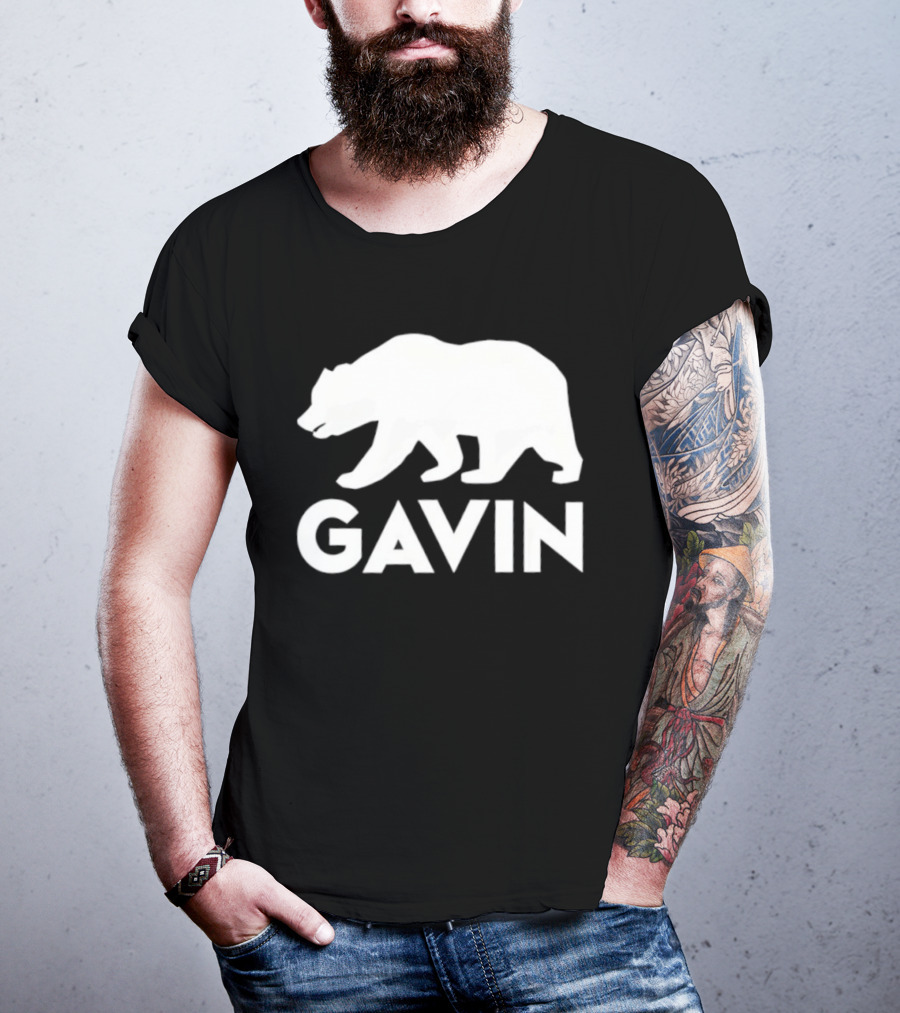 Gavin Newsom Bear California Symbol T-Shirt
