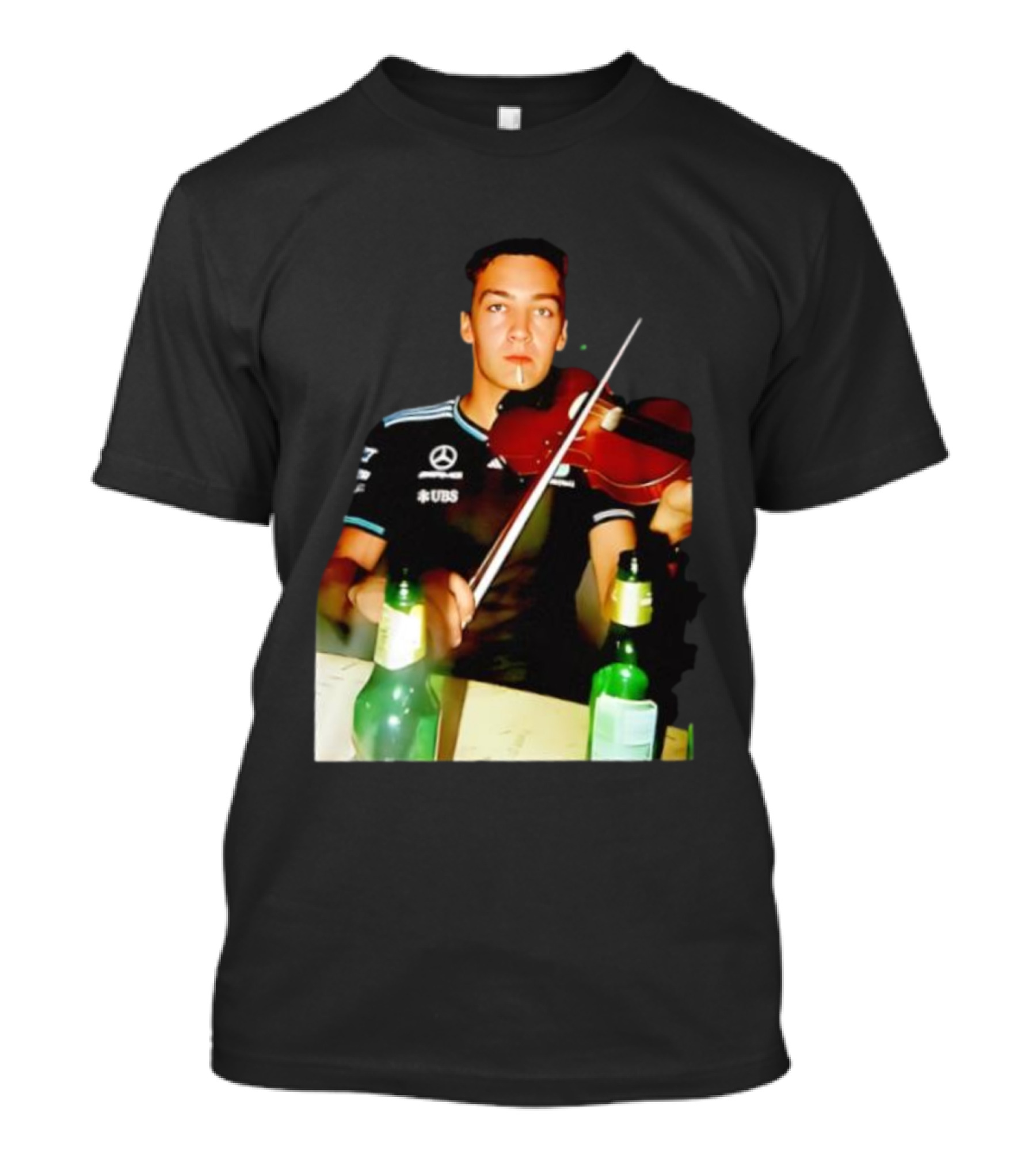 Mercedes George Russell Violin UBS Racing Team T-Shirt