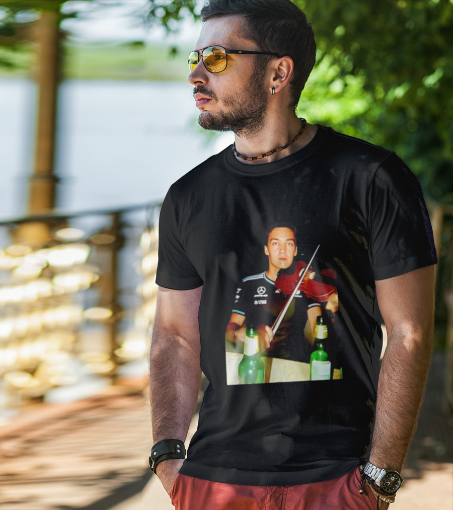 Mercedes George Russell Violin UBS Racing Team T-Shirt