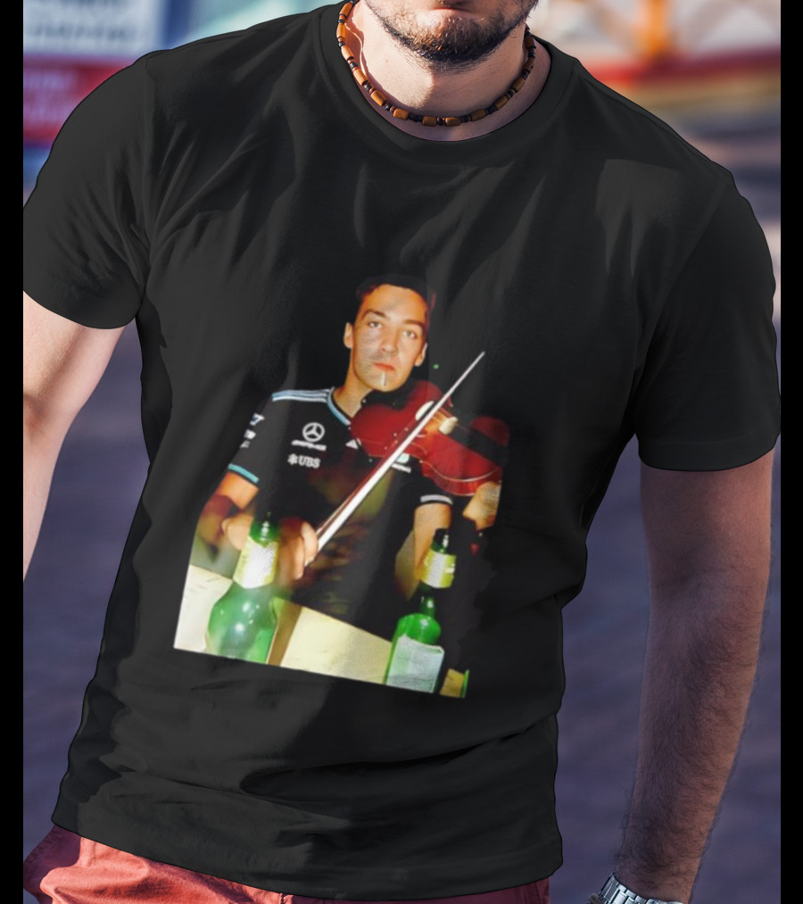 Mercedes George Russell Violin UBS Racing Team T-Shirt
