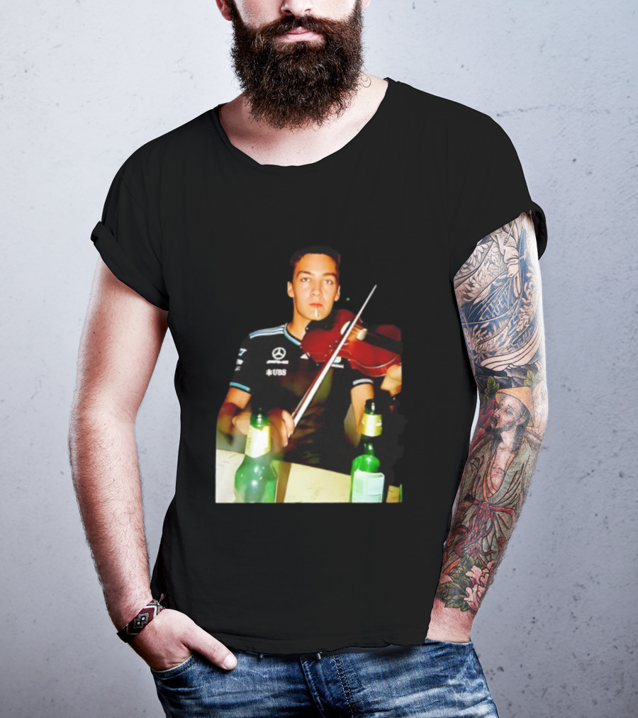Mercedes George Russell Violin UBS Racing Team T-Shirt