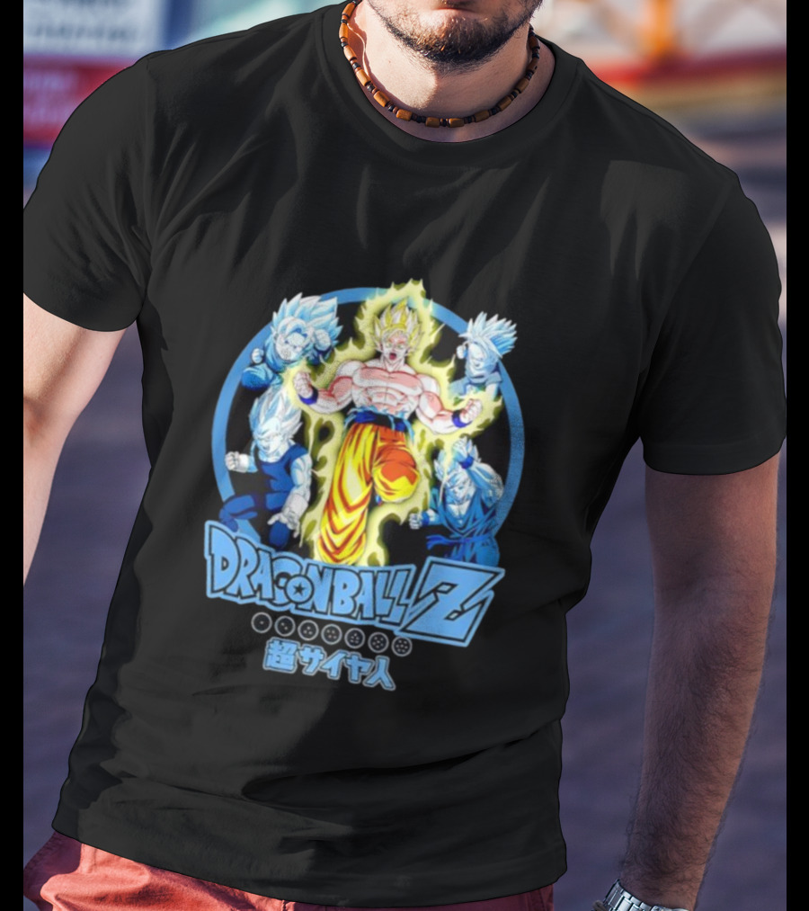 Dragon Ball Z Goku Super Saiyan Transformations T-Shirt