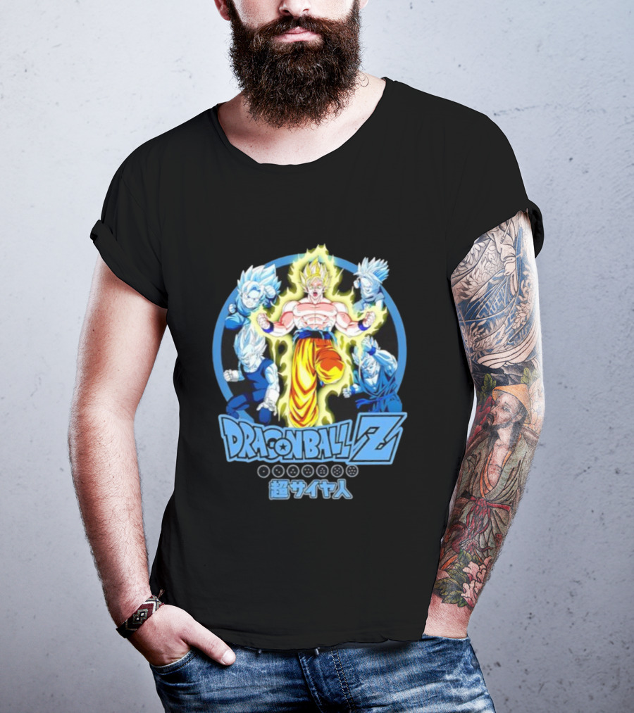 Dragon Ball Z Goku Super Saiyan Transformations T-Shirt