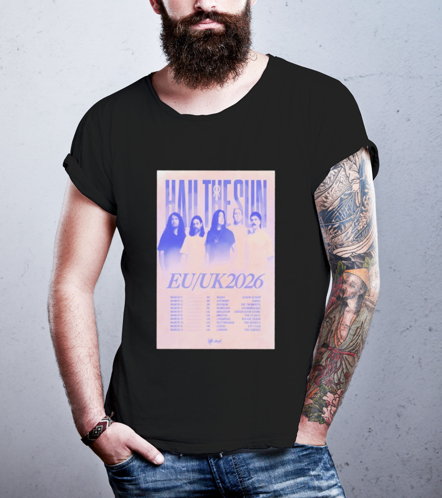 Hail The Sun EU UK 2026 Tour Dates March Concert Venues T-Shirt
