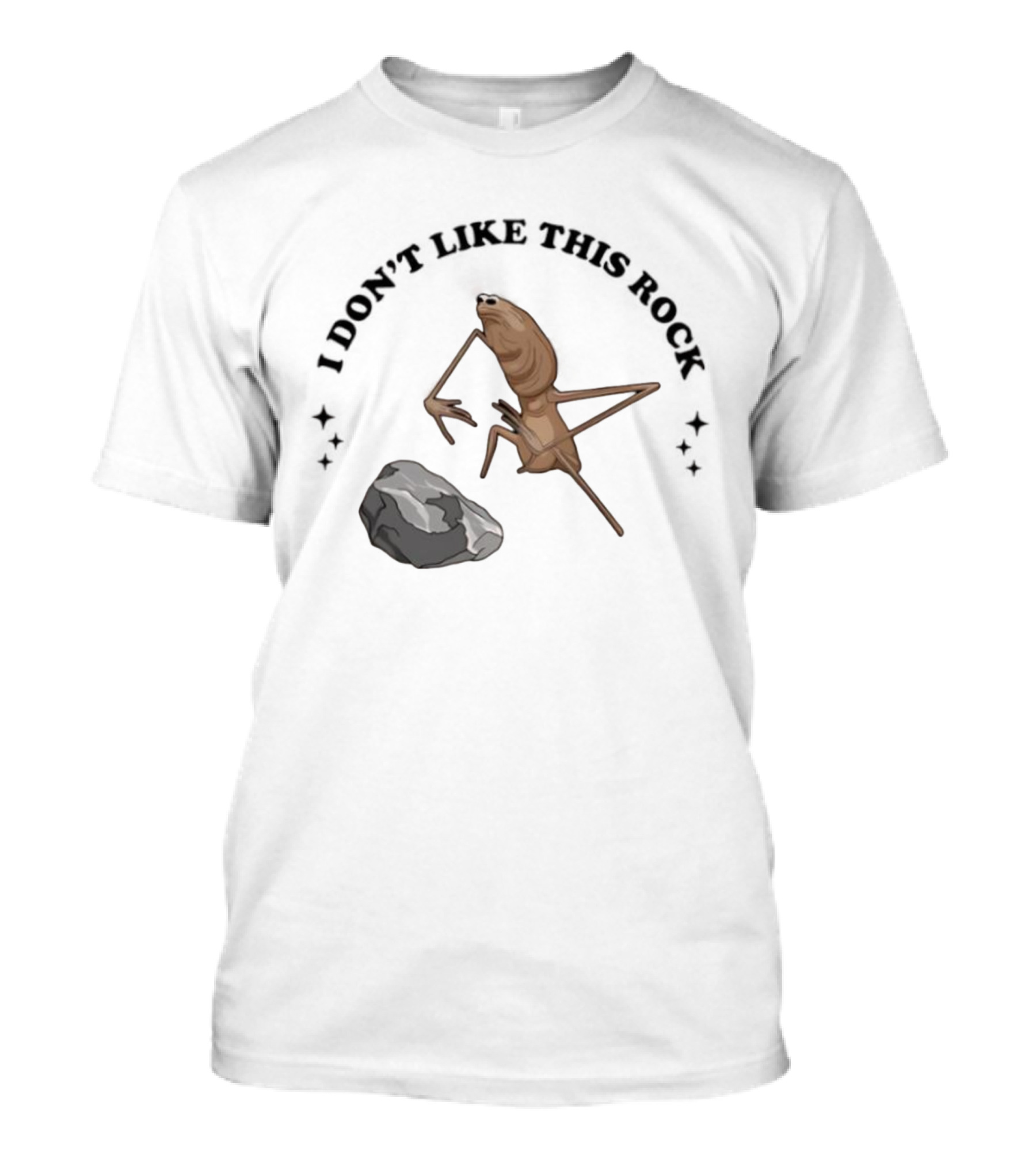 Marcus I Dont Like This Rock Creature Cartoon T-Shirt