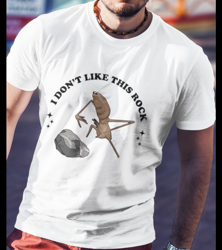 Marcus I Dont Like This Rock Creature Cartoon T-Shirt