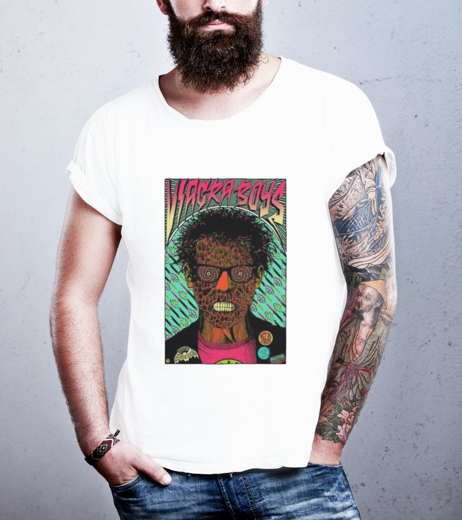 Viagra Boys Concert October 31 2025 The Far Out Lounge Austin Texas Psychedelic Art T-Shirt