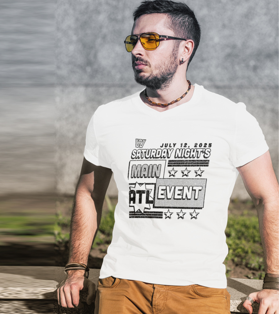 WWE Saturday Night’s Main Event Atlanta July 19 2025 T-Shirt