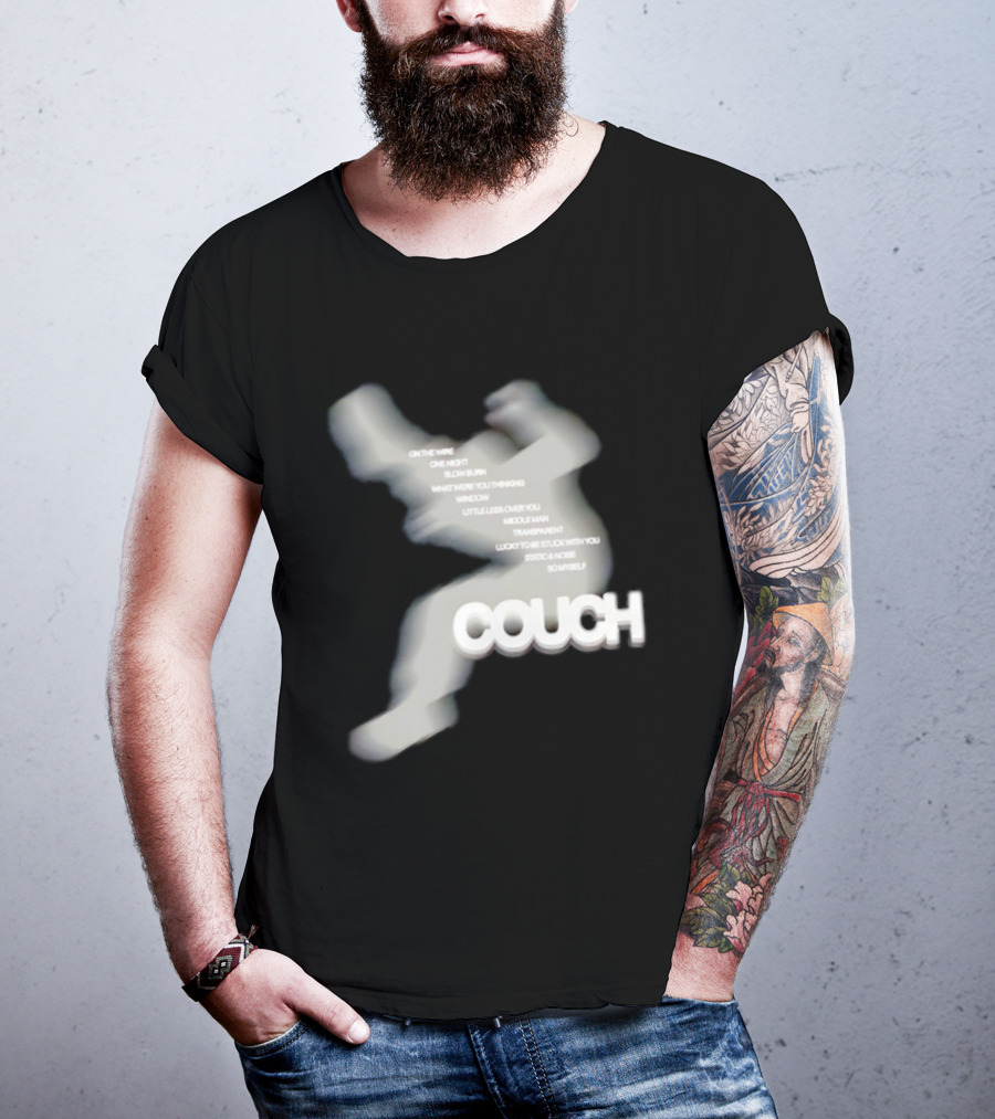 Couch Tracklist On The Wire One Night Slow Burn Middle Man Stuck In Noise T-Shirt