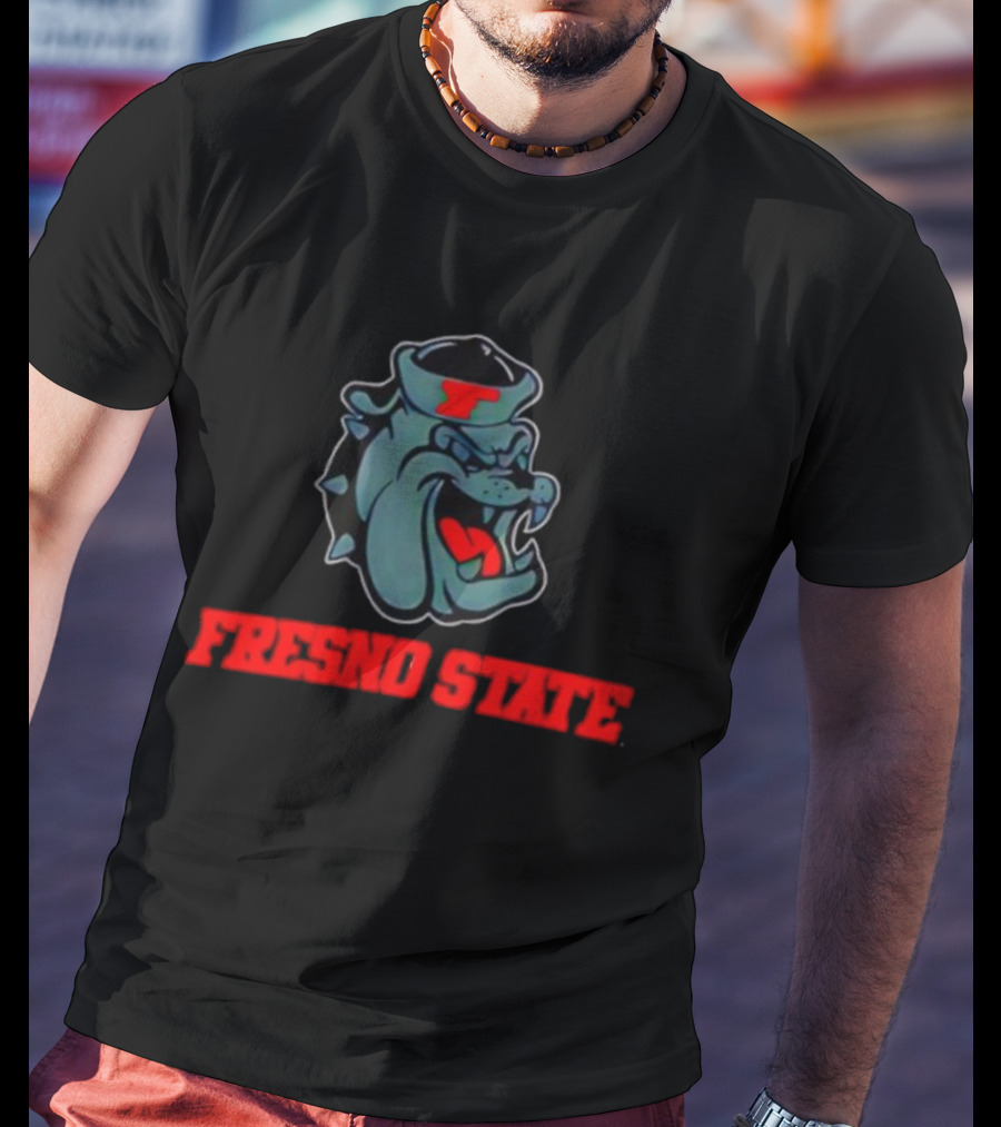 Fresno State Bulldogs California State University Mascot T-Shirt