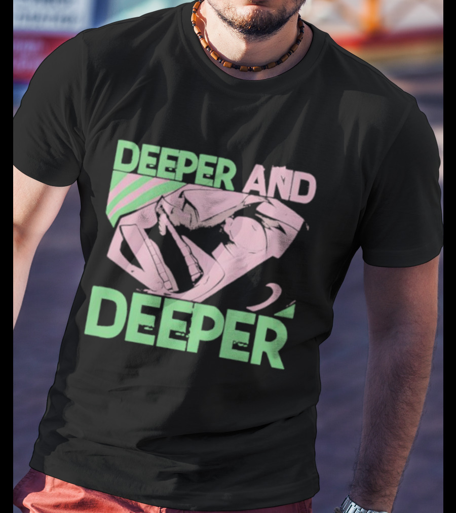 Gyakkyou Burai Kaiji Hakairoku-hen Deeper And Deeper Manga Art T-Shirt