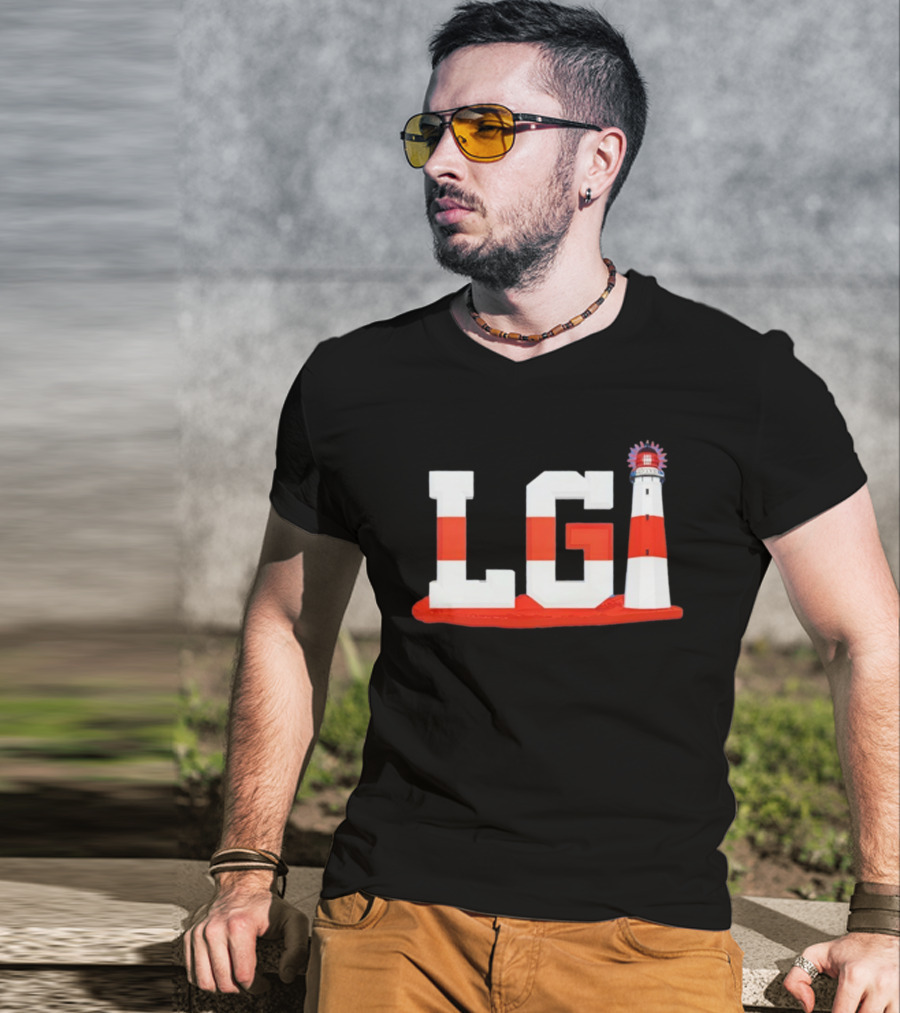 LGI Let's Go Islanders Lighthouse Emblem T-Shirt