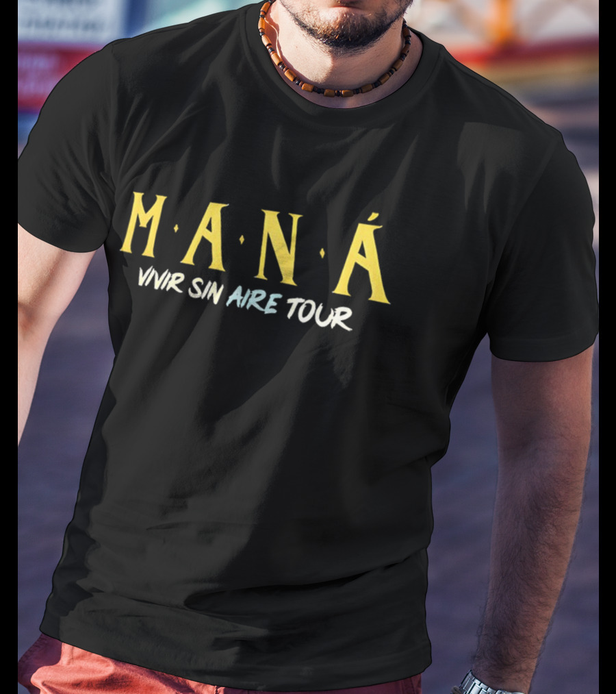 Maná Vivir Sin Aire Tour 2025 T-Shirt