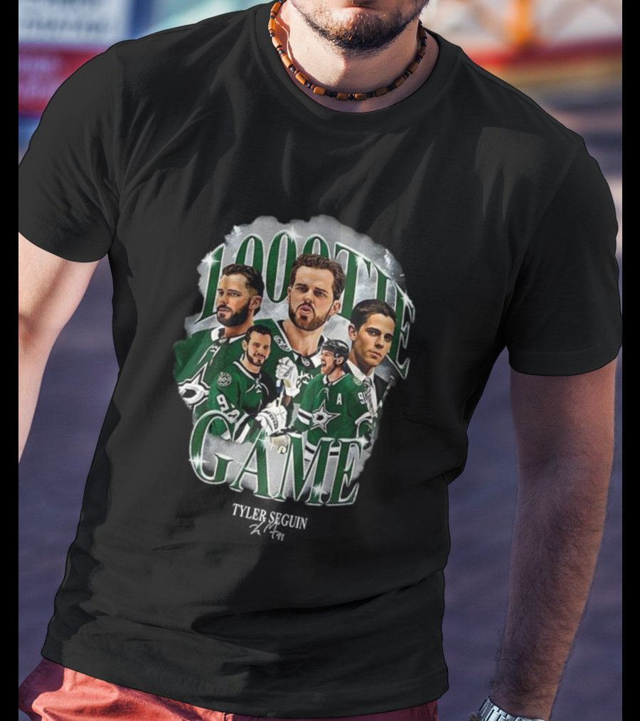 1000th Game Tyler Seguin Dallas Stars Signature T-Shirt