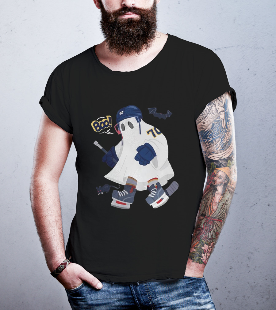 Florida Panthers NHL Halloween Boo Hockey Ghost 70 T-Shirt