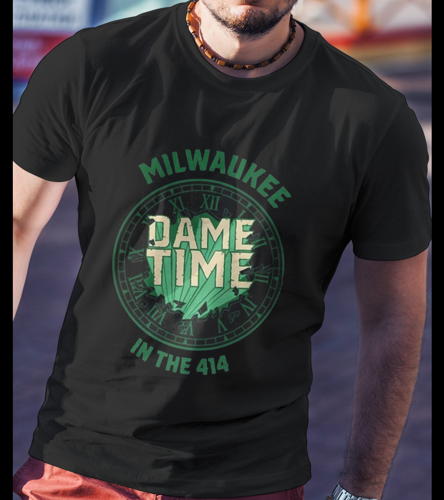 Milwaukee Dame Time In The 414 Basketball Dime Time T-Shirt