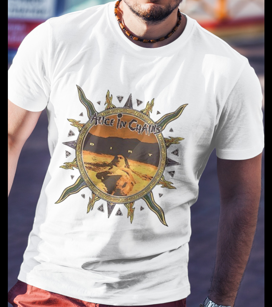 Alice In Chains Dirt Sunburst Desert Scene T-Shirt