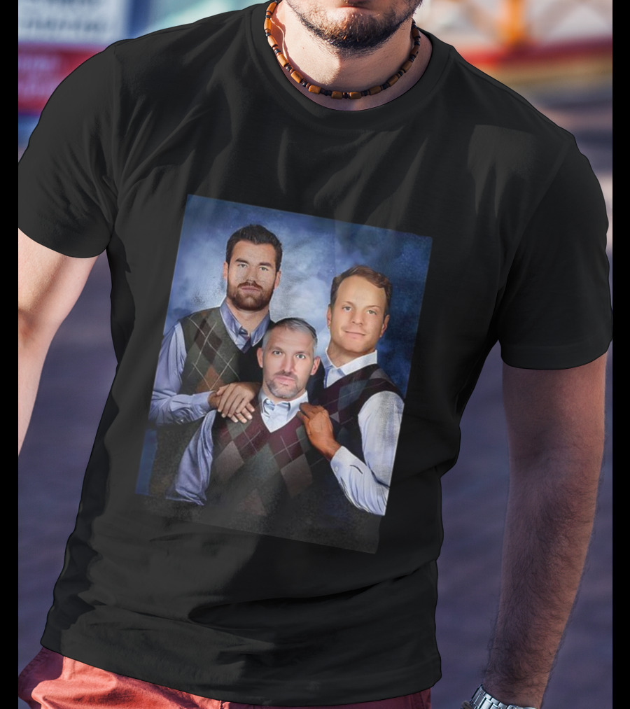 Alexander Ovechkin Tom Wilson John Carlson Step Brothers Portrait T-Shirt