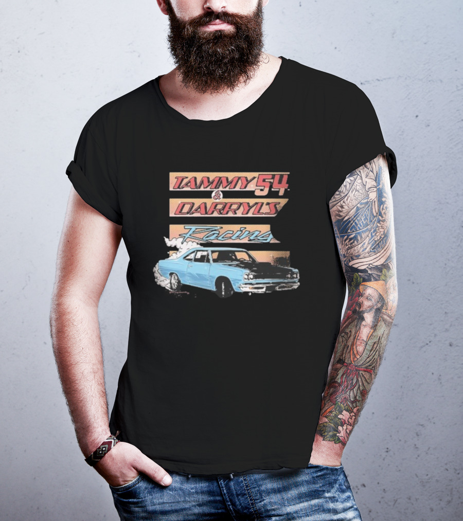 Tammy 54 Darryl's Racing Vintage Car Chelcie Lynn Trailer Trash Tammy T-Shirt