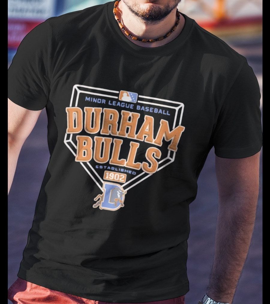 Durham Bulls Minor League Baseball 1902 Milb Established T-Shirt