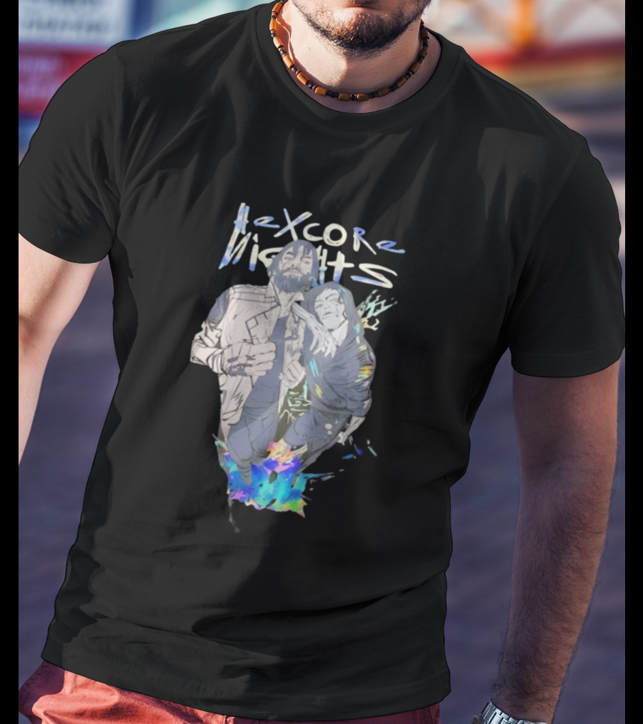 Hexcore Nights Arcane Anime Characters With Vibrant Colors And Dynamic Poses T-Shirt