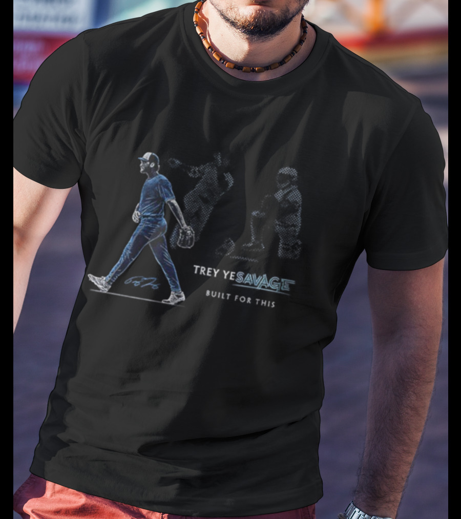 Trey Yesavage Built For This Signature Baseball Player Walking Determined Athletic Strength T-Shirt