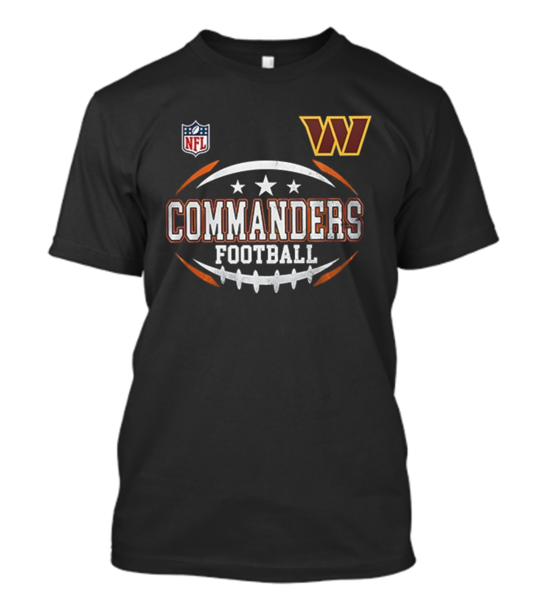 NFL Washington Commanders Football Harley Davidson Motorcycle T-Shirt