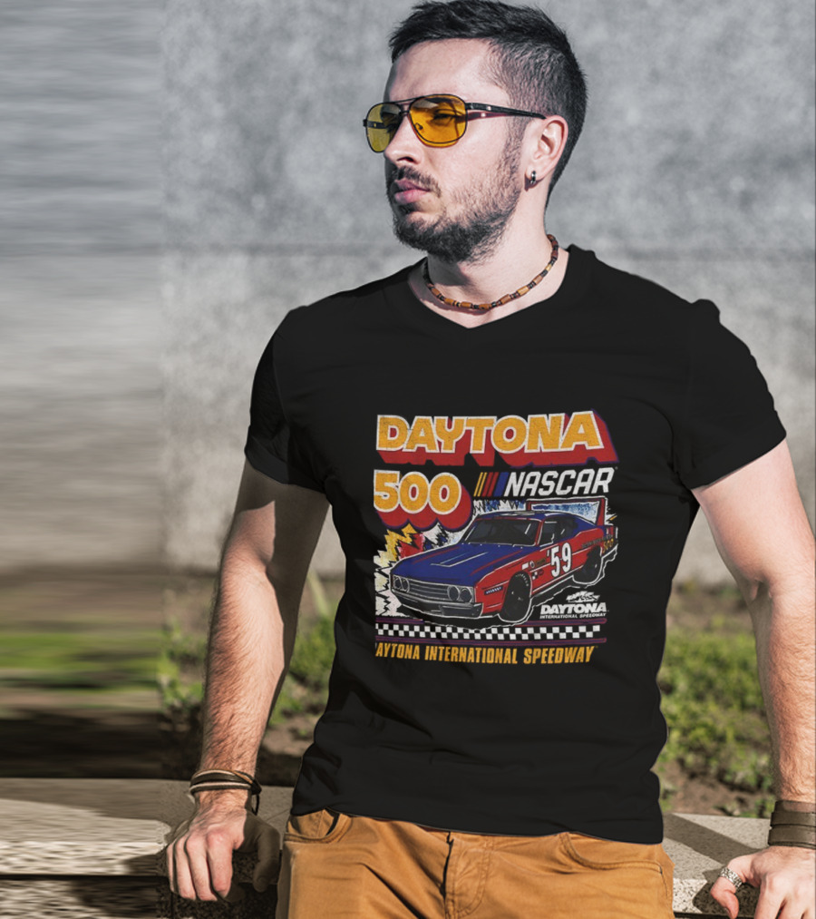 Daytona 500 NASCAR Race Car 59 Daytona International Speedway T-Shirt