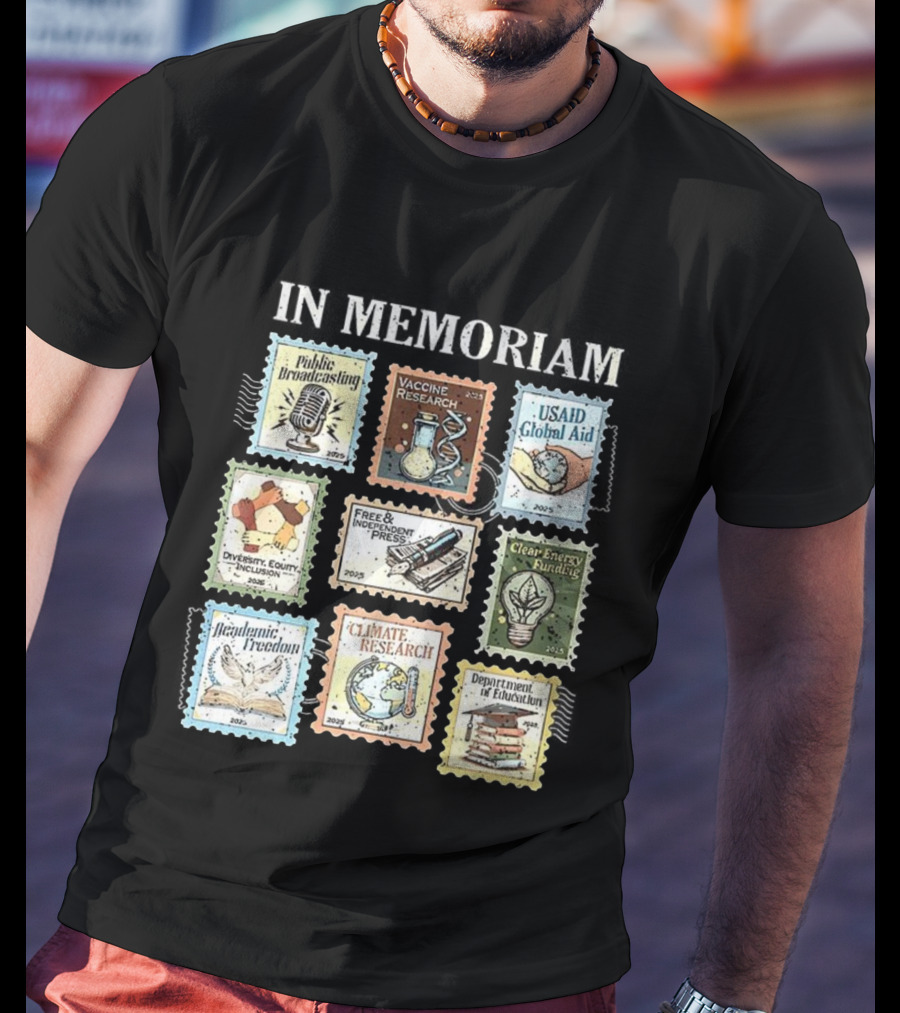 USAID Global Aid Diversity Equity Inclusion Free Independent Press Clear Energy Funding Academic Freedom Climate Research Department Of Education T-Shirt