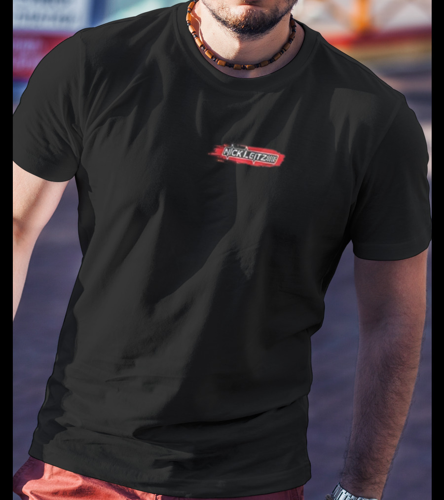 Nick Leitz 2025 NASCAR Xfinity Series Racing Design T-Shirt