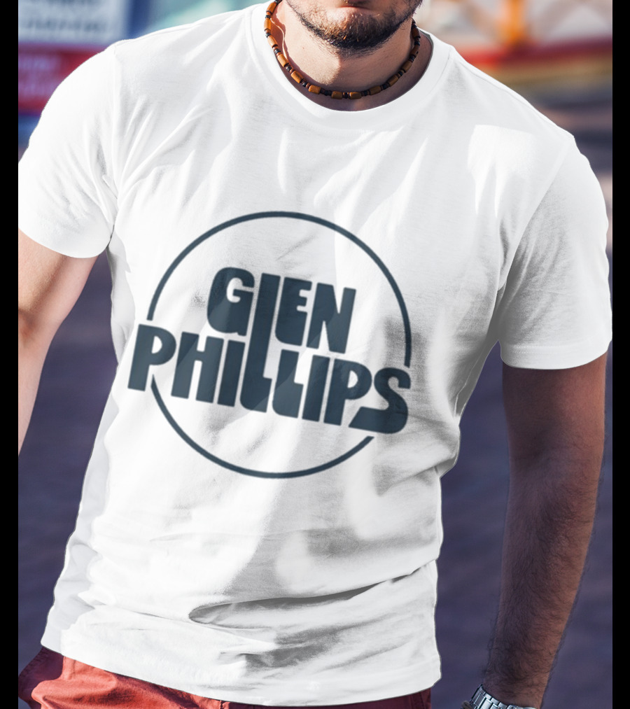 Glen Phillips Retro Circle Design T-Shirt
