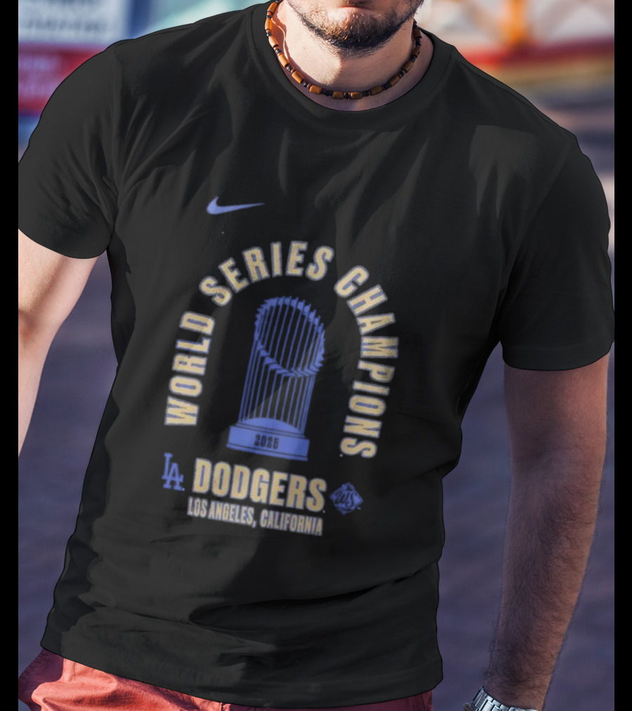 Nike Los Angeles Dodgers 2025 World Series Champions California T-Shirt