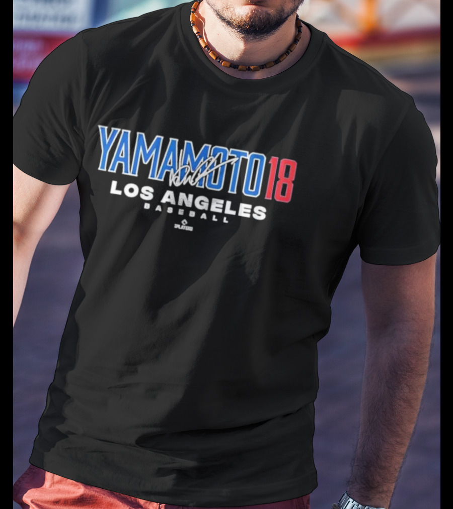 Yamamoto 18 Los Angeles Baseball Signature Series Collection T-Shirt