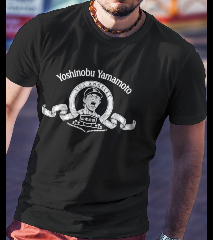 Yoshinobu Yamamoto Los Angeles Dodgers 18 Baseball Player Iconic Emblem T-Shirt