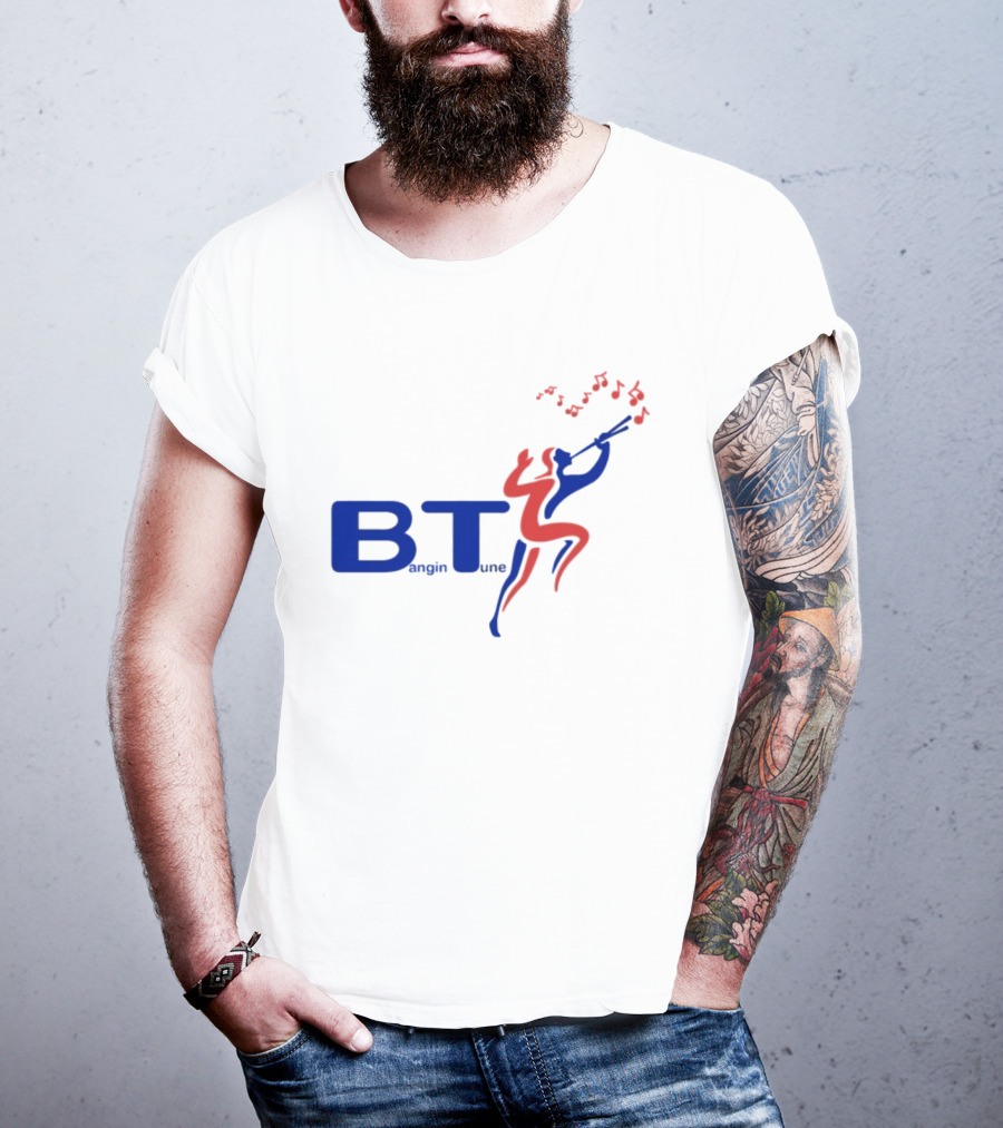 BT Bangin Tune Music Notes Jazz Player T-Shirt