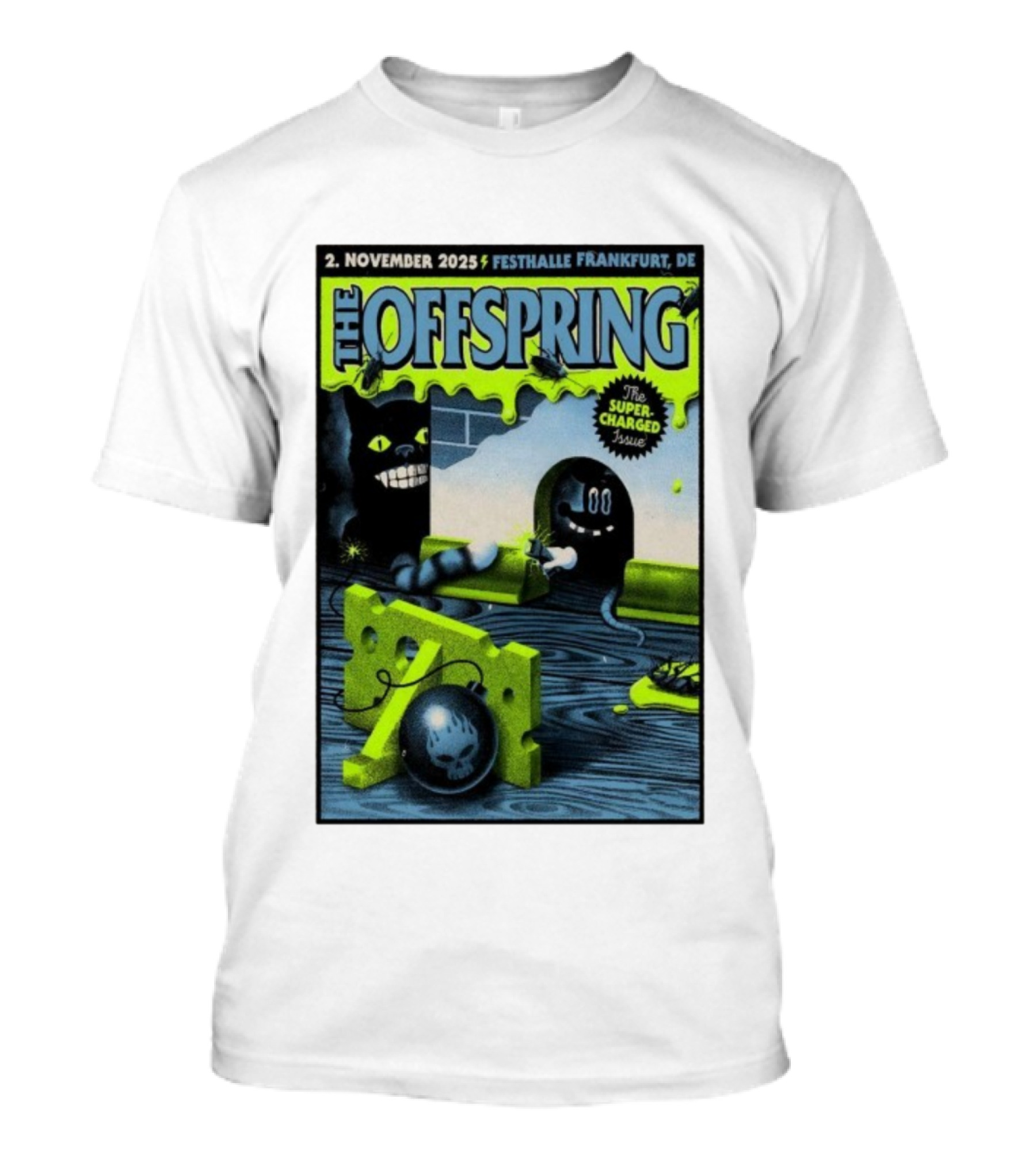 The Offspring Festhalle Frankfurt November 2 2025 Super-Charged Issue T-Shirt