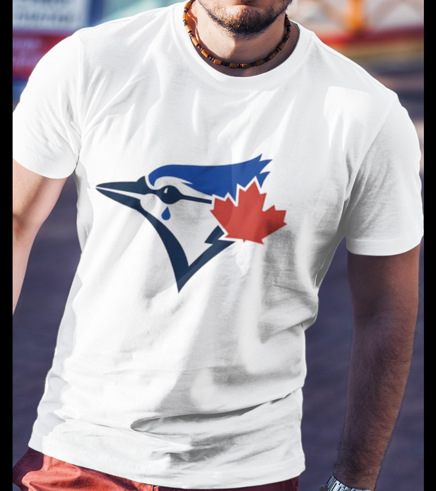 Toronto Blue Jays Maple Leaf Logo With Tear Drop T-Shirt