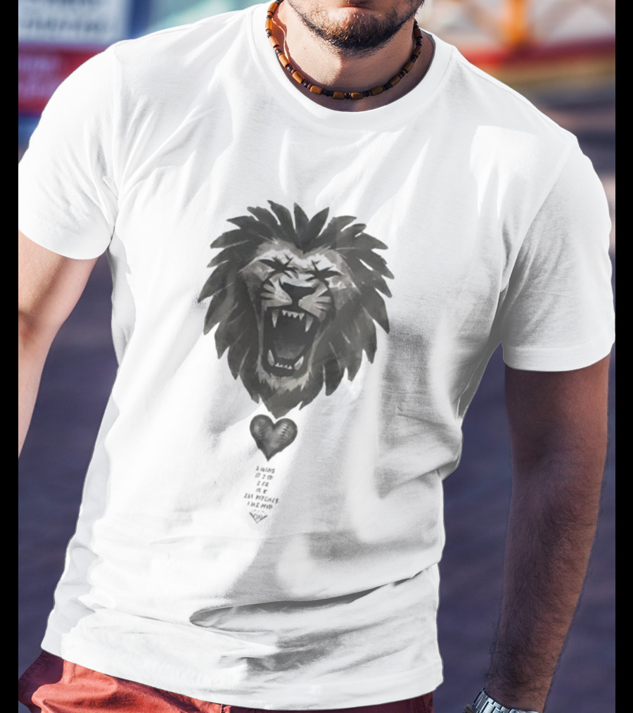 WS MVP Heart Of A Lion LA Baseball Collection T-Shirt