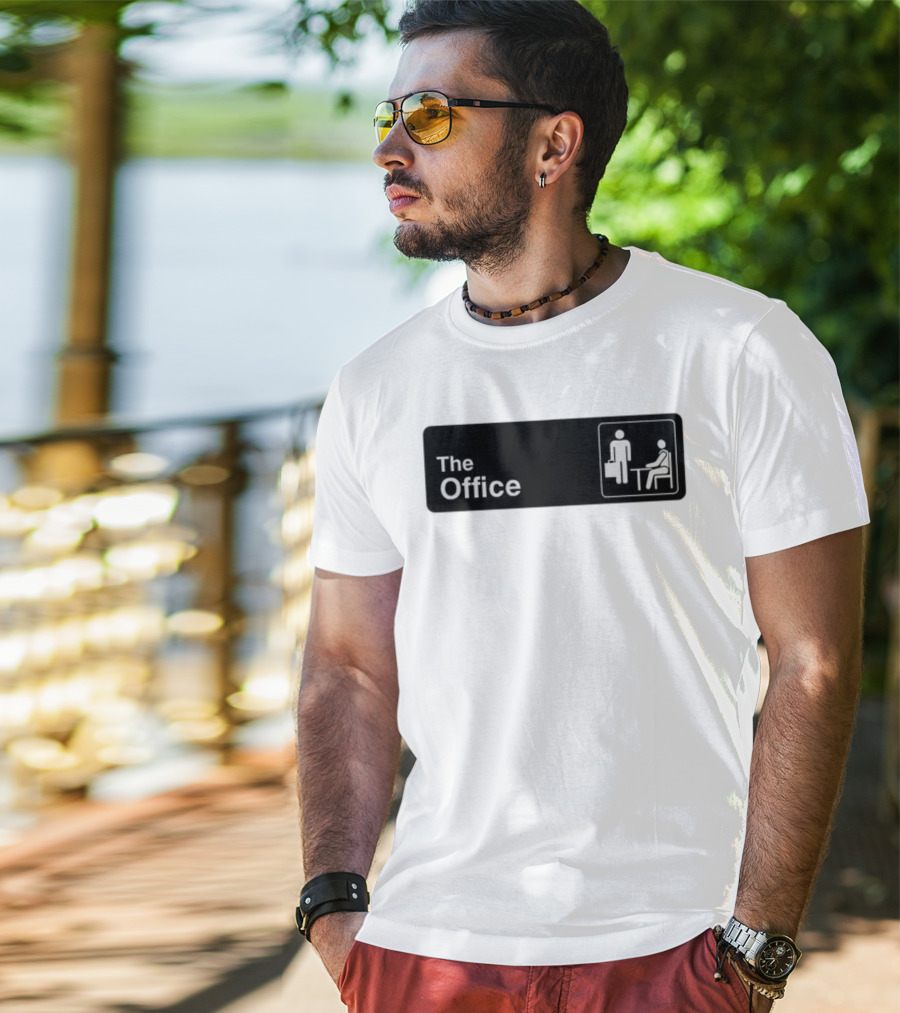 The Office Black And White Iconic Symbol Design T-Shirt