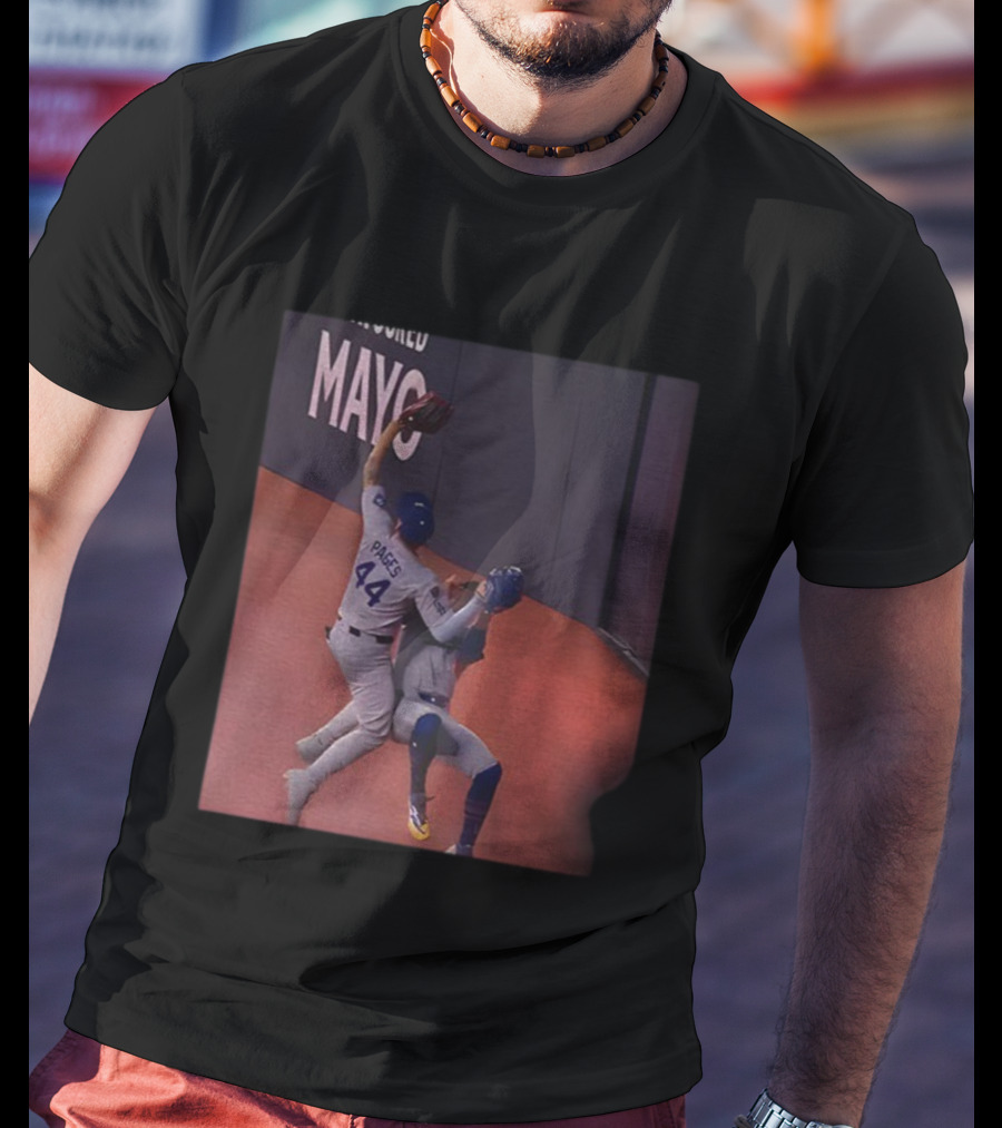 Andy Pages 2025 Game-Saving Catch Baseball Action Moment T-Shirt