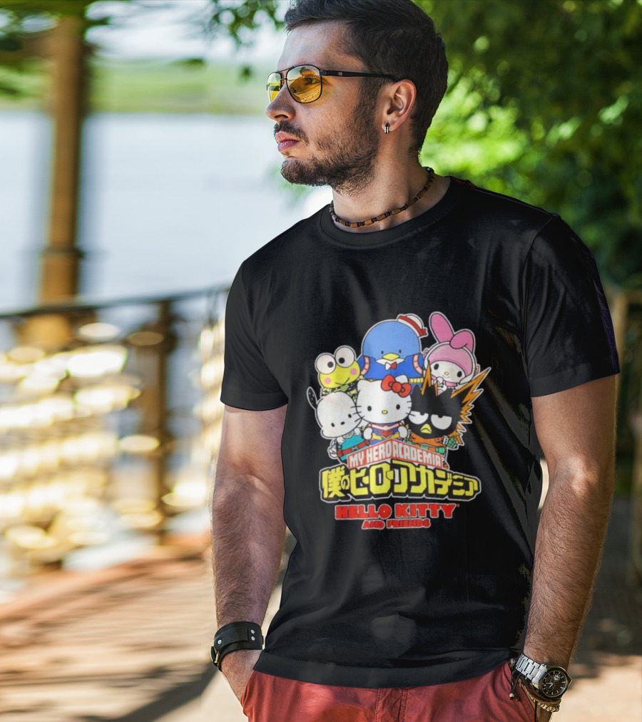 My Hero Academia Boku No Hiro Akademia Hello Kitty And Friends T-Shirt