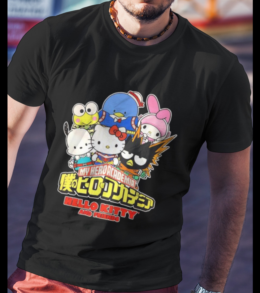 My Hero Academia Boku No Hiro Akademia Hello Kitty And Friends T-Shirt