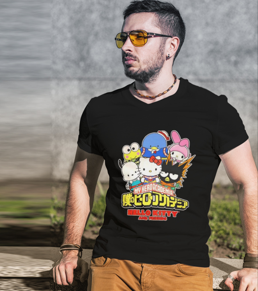 My Hero Academia Boku No Hiro Akademia Hello Kitty And Friends T-Shirt